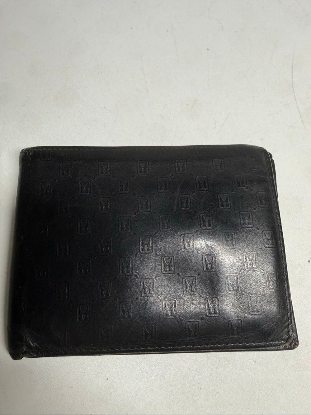 Moreschi Black Leather Bifold Wallet Men’s Made In Italy
